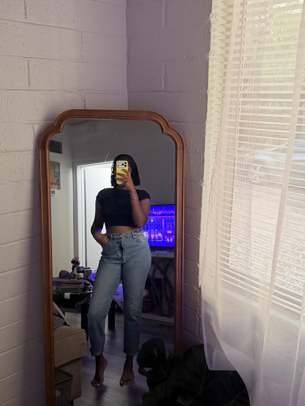 H&M Light Blue Mom Jeans